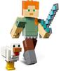 LEGO Minecraft Minecraft Big Fig Алекс и цыпленок 21149 Игрушка для мальчика