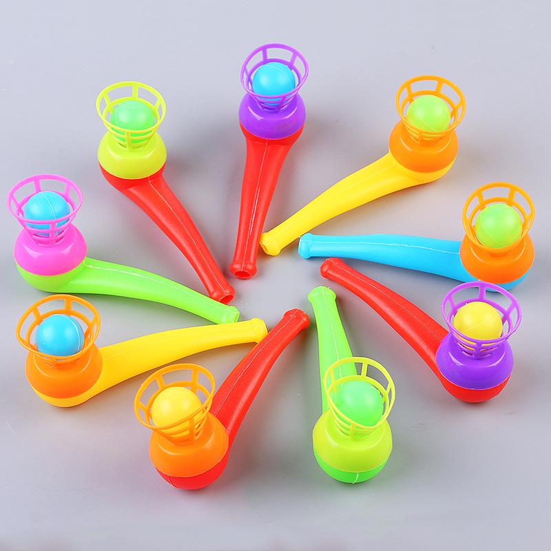 Nostalgic Floating Blow Ball Toy - Retro Educational Game for Kids