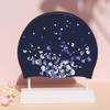 Swimming Caps Fashion Printed Waterproof Silicone Swim Caps Large Size Ear Protection Adult Swim Caps Swimming Pool Accessories