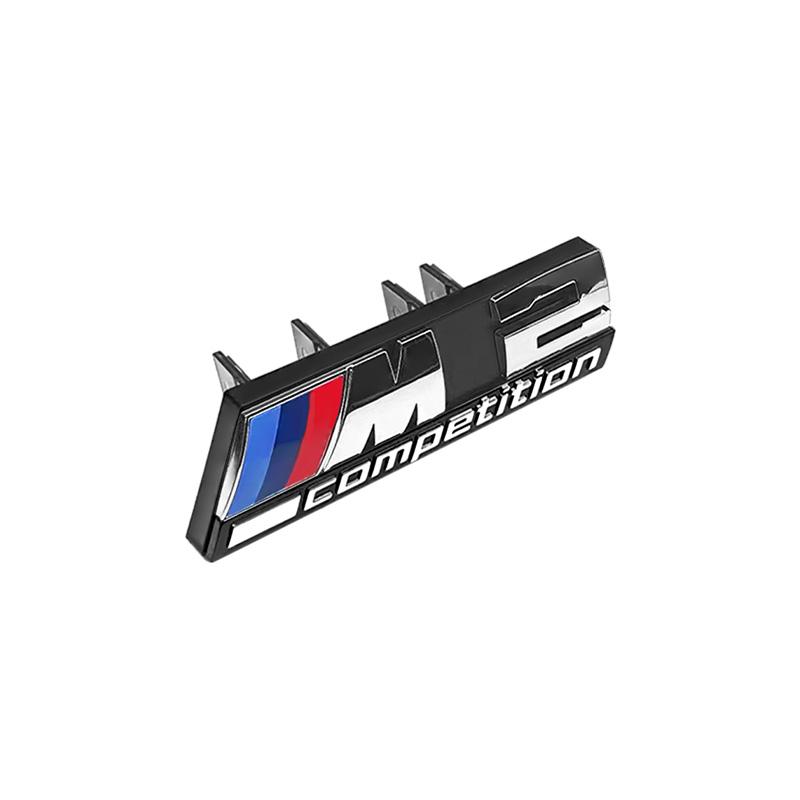 ABS Car Styling Front Grille Emblem Stickers Accessories For BMW M Power Thunder M1 M2 M3 M4 M5 M6 M7 M8 F48 G01 E84 F30 G11 G07