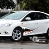 Персонализированные наклейки на автомобиль в виде рта акулы Наклейки на тело акулы Наклейки на боковые двери для блокировки царапин Креативные наклейки для украшения автомобиля