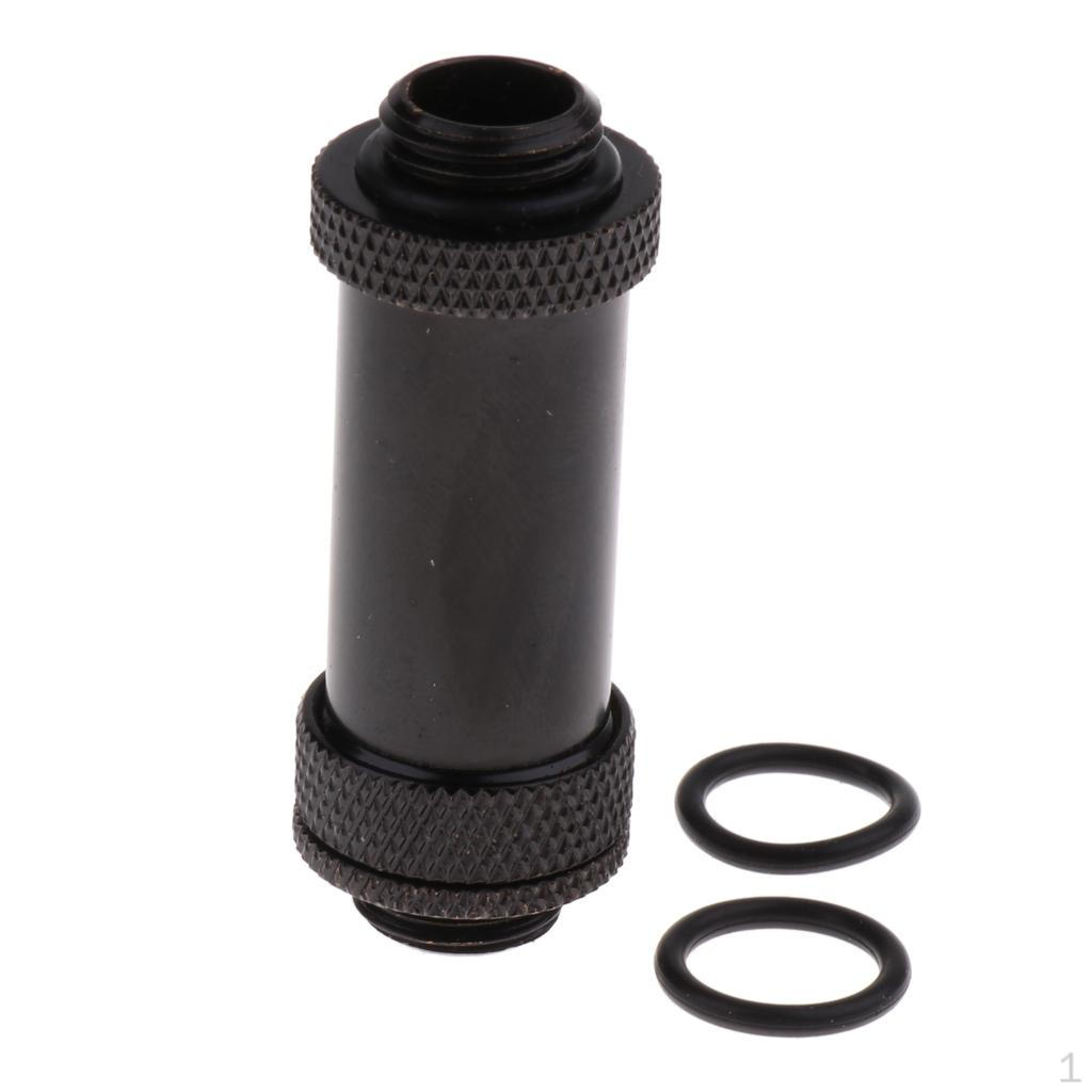 1 piece G1/4" Adjustable (41-69mm) Dual External Thread