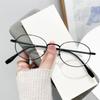 Retro Oval Myopia Glasses with Small Frames – Liu Yifei Style