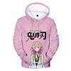 Hoodies for Kids Kawalii Cartoon Hoodie Demon Slayer Print Fashion Autumn Outdoor Clothes Children Girls Sweatshirts Tops