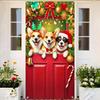 Door Hanging Christmas Door Banner Atmosphere Arrangement Window Sign Banners  Door Frame