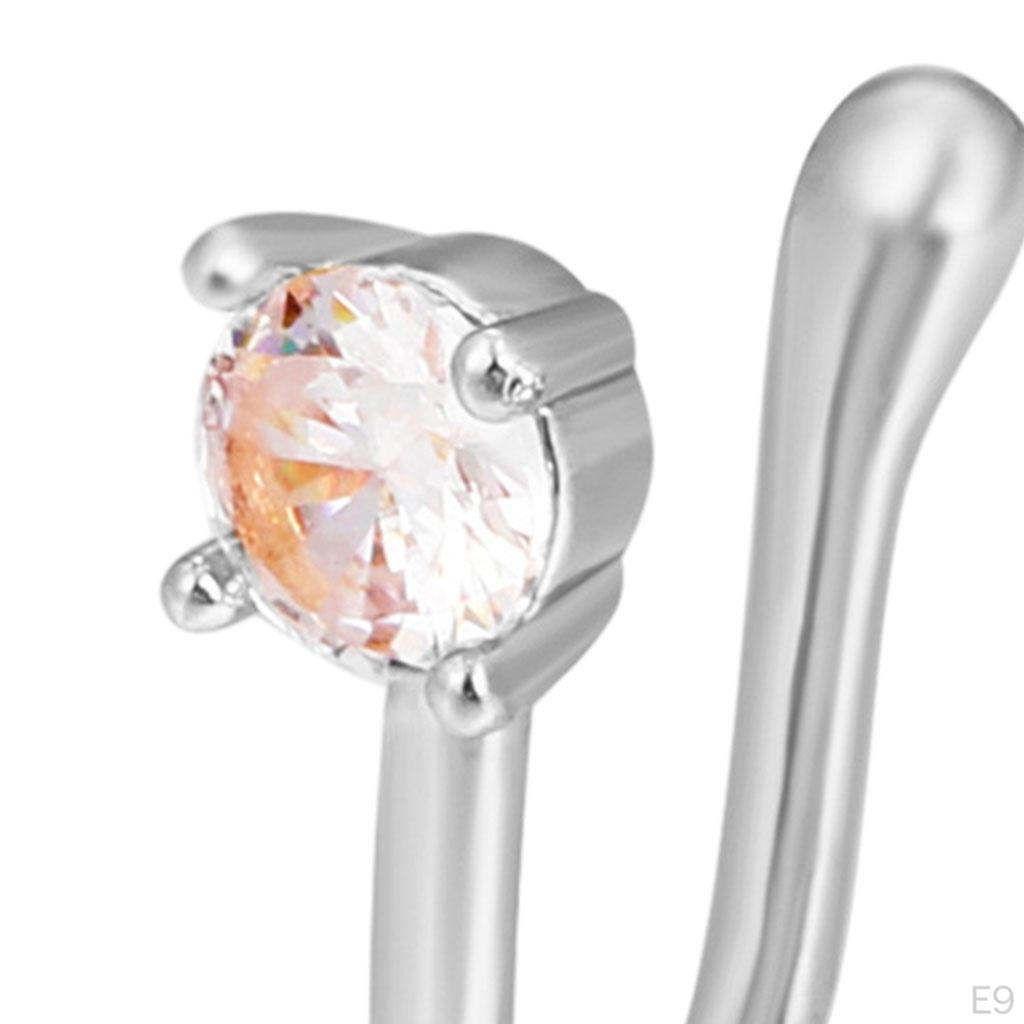 Крошечный Панк Зажим-Кольцо Шпилька в Форме Носа для Украшений