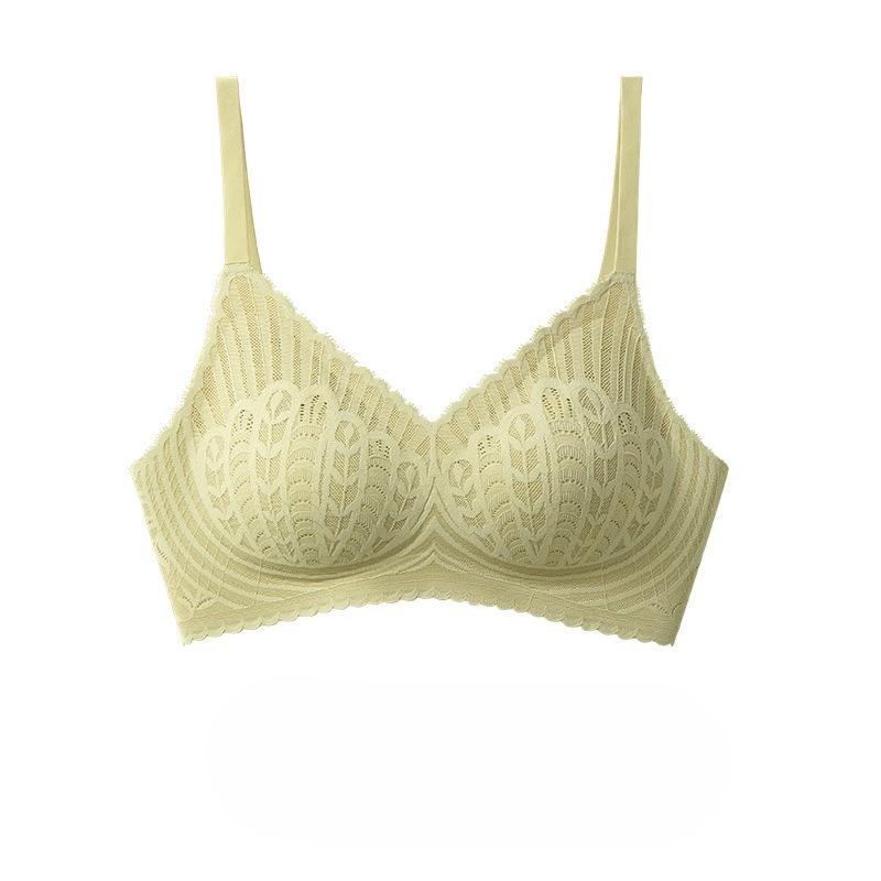 Women Feel Lace Pull Up To Support Small Breasts Show Large Gather No Trace of The Pair of Breast Anti Droop Underwear