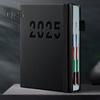 Планировщик расписания на 2025 год. Организация на месяц и неделю. Записная книжка с эластичной веревкой. Обложка из искусственной кожи. Планировщик.