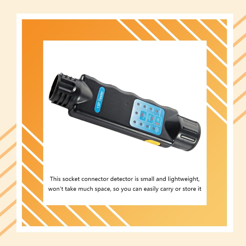 13-контактный тестер сопротивления сигнальная линия разъем разъем детектор автомобильный