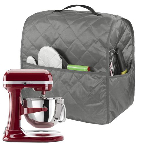 Чехол для миксера-стенда KitchenAid с наклонной головкой 4,5-5 кварт, пылезащитный чехол для кухонного комбайна с карманом для бытовых гаджетов и аксессуаров