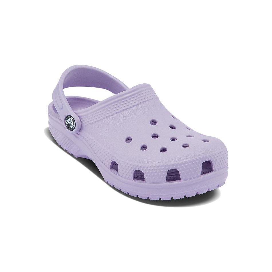 Crocs Удобные Нескользящие Прочные Детские Сандалии Детские Сандалии Светло-Фиолетовые 206990-530