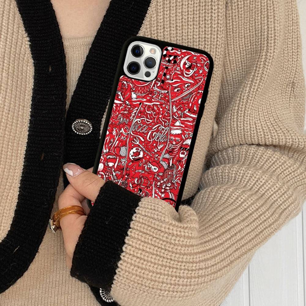 Чехол для телефона Hot C-Coca Drinks C-Cola для IPhone 11 12 13 14 15 16 17 Pro Max Plus, PC+TPU