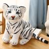 Plush Toy Rich Facial Complexion Elastic Texture Bright Color Tiger Cuddle Baby Plush Toy for Children