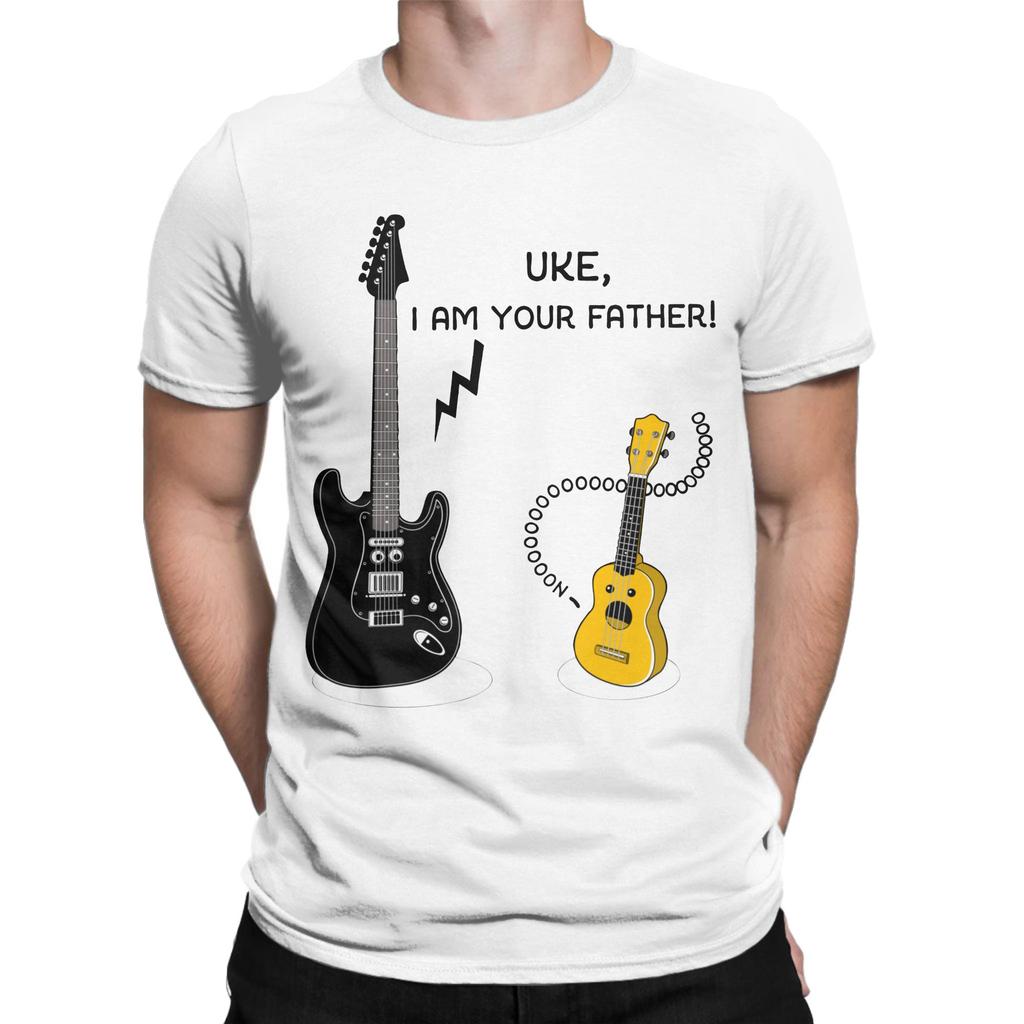 Casual Uke I Am Your Father Tshirts Unisex Unisex Round Collar 100 Cotton T Shirts Geek Short Sleeve Tee Shirt Original Clothing