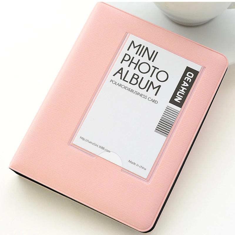 Красочный альбом для фотокарточек 3 дюйма с 64 кармашками для ломо-карточек