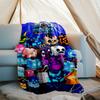 Blox Fruits Theme Printed Blanket - Perfect for Couch, Bed, Travel & Outdoor Use | Machine Washable, Cozy & Durable.