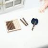 12-минутный миниатюрный набор сигар для кукольного домика, BJD, игрушечные декорации для сцены