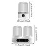 Transparent Tank Double Cup Washing Machine 2 Modes Double Barrel Laundry Cup  Apartment Living