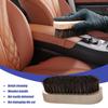 Car Air Outlet Cleaning Brush Car Seat Detailing Brush Wooden Handle Soft Bristles Dust Removal Brushes Interior For Fabric Seat