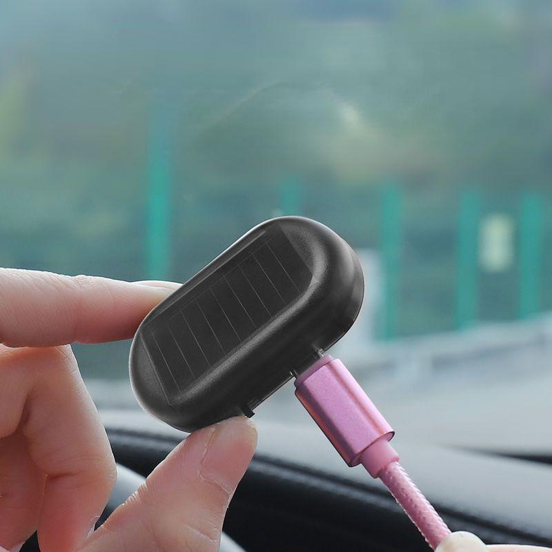 Имитация автомобильной сигнализации на солнечной энергии для предотвращения кражи