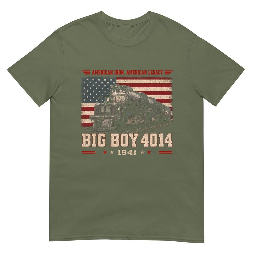 Big Boy 4014 Vintage Steam Locomotive Railroad Train Engine TShirt