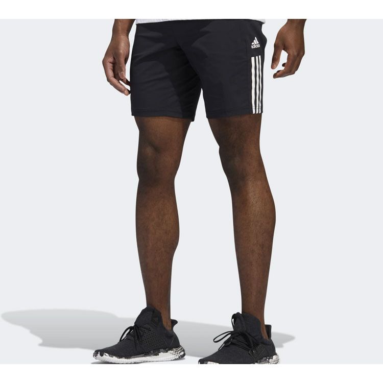 adidas Мужские узкие шорты с 3 полосками, черные GJ5109
