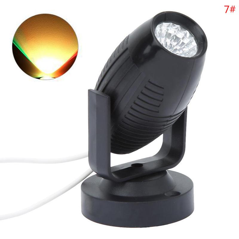 1 шт. RGB светодиодный сценический прожектор 360 градусов для вечеринки, свадьбы, атмосферы, точечный луч лампы