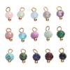 4 мм 5 шт./пакет Маленький натуральный камень кулон DIY браслет ожерелье серьги ювелирные изделия аксессуары