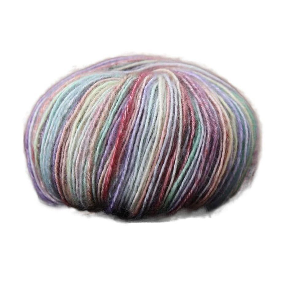 Супермягкая пряжа для вязания из шерсти, разноцветная пряжа для ручного вязания, многоцелевая удобная пряжа для вязания крючком