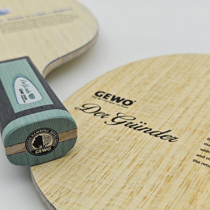 GEWO Founder Table Tennis Blade 7-Ply Pure Wood Professional Sports Ping Pong Paddle Offensive Fast Attack Table Tennis Racket