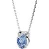 Swarovski Bella Personalized Design #Good Luck Crystal Necklace Same Style for Men and Women Couple Blue 5734232