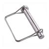 Trailer Coupler Pin Heavy Duty Square Durability Zinc Coating Pto Shaft Locking for Farming