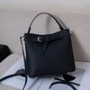 Genuine Leather Bucket Bag Versatile Shoulder Bag High-end Casual Crossbody Bag