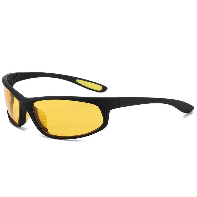 185 Поляризованные спортивные солнцезащитные очки ночного видения - Мужские очки для велоспорта на открытом воздухе