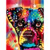 5D DIY Diamond Painting Dog Full Round Diamond Embroidery Animal Mosaic Rhinestone Kit Decor For Home