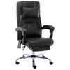 VidaXL Massage Office Chair Reclining Computer Chair Ergonomic Seat Office Armchair Adjustable Height 20296