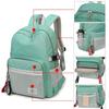 Mygreen Lightweight Backpack for Elementary School and Field Students, Travel, Trips, 18L, Water-Repellent (Blue)