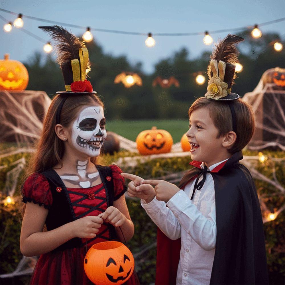 Dress Up Carnival Party Headband Vintage Knight Fascinator Top Hat Festival Fancy