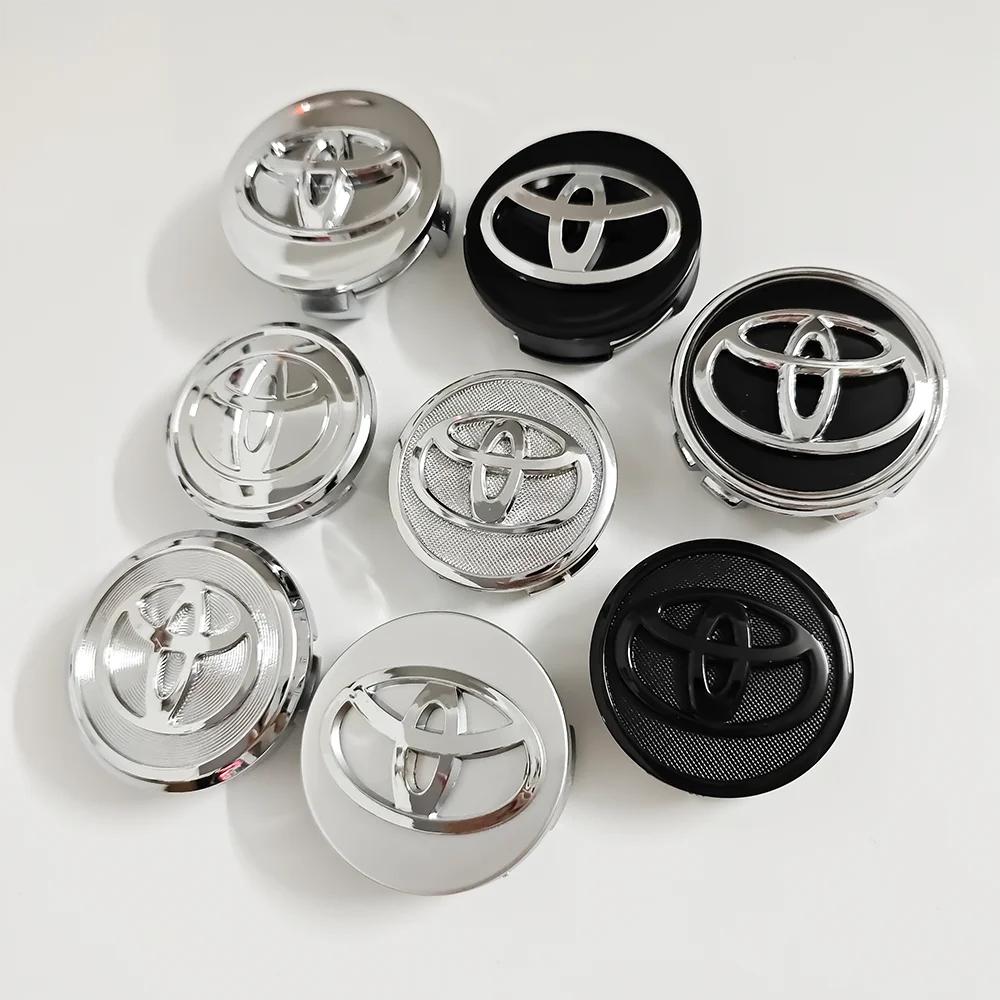 SAV5 for Toyota Camry Corolla RAV4 Highlander Vios C-HR SIENNA AVALON YARLS 53mm 57mm 62mm 4 Pieces Wheel Center Caps