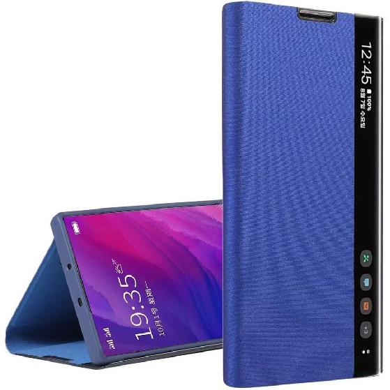 Для Samsung Galaxy Note 20 Ultra Чехол View Clear Смарт-окно, с подставкой для Samsung Note 20 Ultra Чехол для телефона Роскошный откидной тонкий зеркальный жесткий ПК