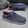 Мужская повседневная парусиновая обувь Модные и дышащие мокасины Высококачественные и удобные тканевые кроссовки Fisherman Lazy Shoes