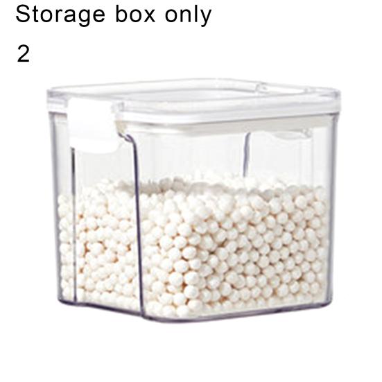 Sealed Can Transparent Large Capacity PP Visible Food Storage Container for Home