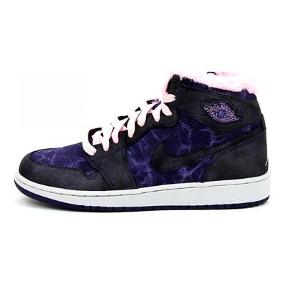 Детские кроссовки Air 1 Retro Hi Prem GS Imperial Purple Liquid-Pink-Purple-Earth 535804-509