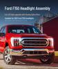 Ford F150 Raptor LED Turn Signal & Daytime Running Light Headlight Assembly