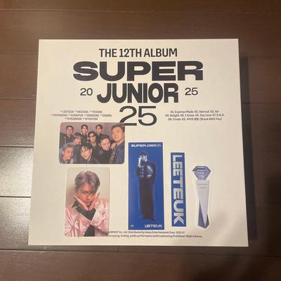 [Б/У] Наклейка-карточка Super Junior 25 version