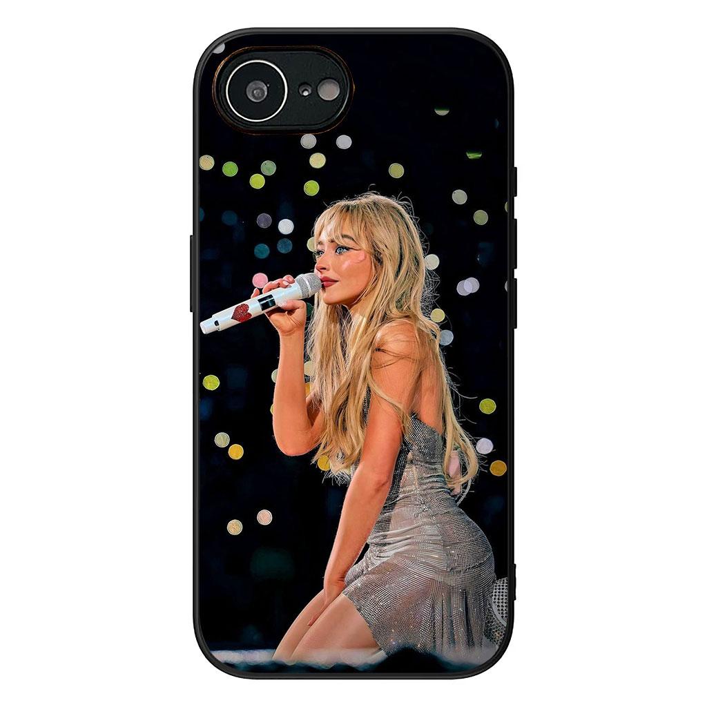 Чехол для телефона Sabrina Sc Carpenter для Apple iPhone 16 15 14 Plus 13 12 Mini 17 Pro Max + ProMax 16E Air Case
