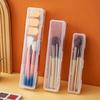 Transparent Makeup Brush Box Dustproof Stationery Organizer New Storage Box  Sundries Storage