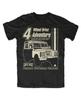 Черная футболка Landi Legend 4X4Off Road Fun Frontier Defender Willys унисекс