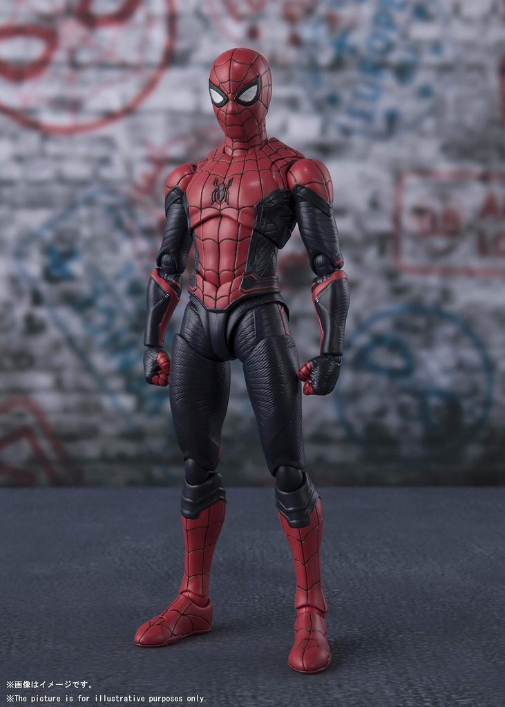 TAMASHII NATIONS Upgrade Suit Far From 150mm Painted Movable Figure S.H.Figuarts Spider-Man (Spider-Man Home) Approx. ABS&PVC