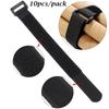 10 PCs 20*500mm Nylon Hook&Loop Strap Cable Multil Purpose Self-adhesive Bike Tie Bicycle Strap Reusable Fastening Cable Ties